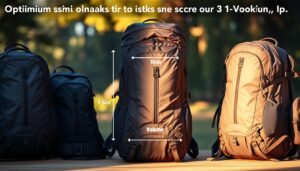wie viel liter rucksack für 3 wochen